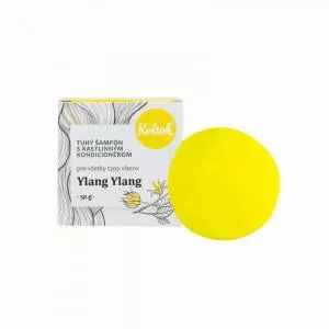 Kvitok Šampon z balzamom za svetle lase Ylang Ylang XXL (50 g) - lepo se peni