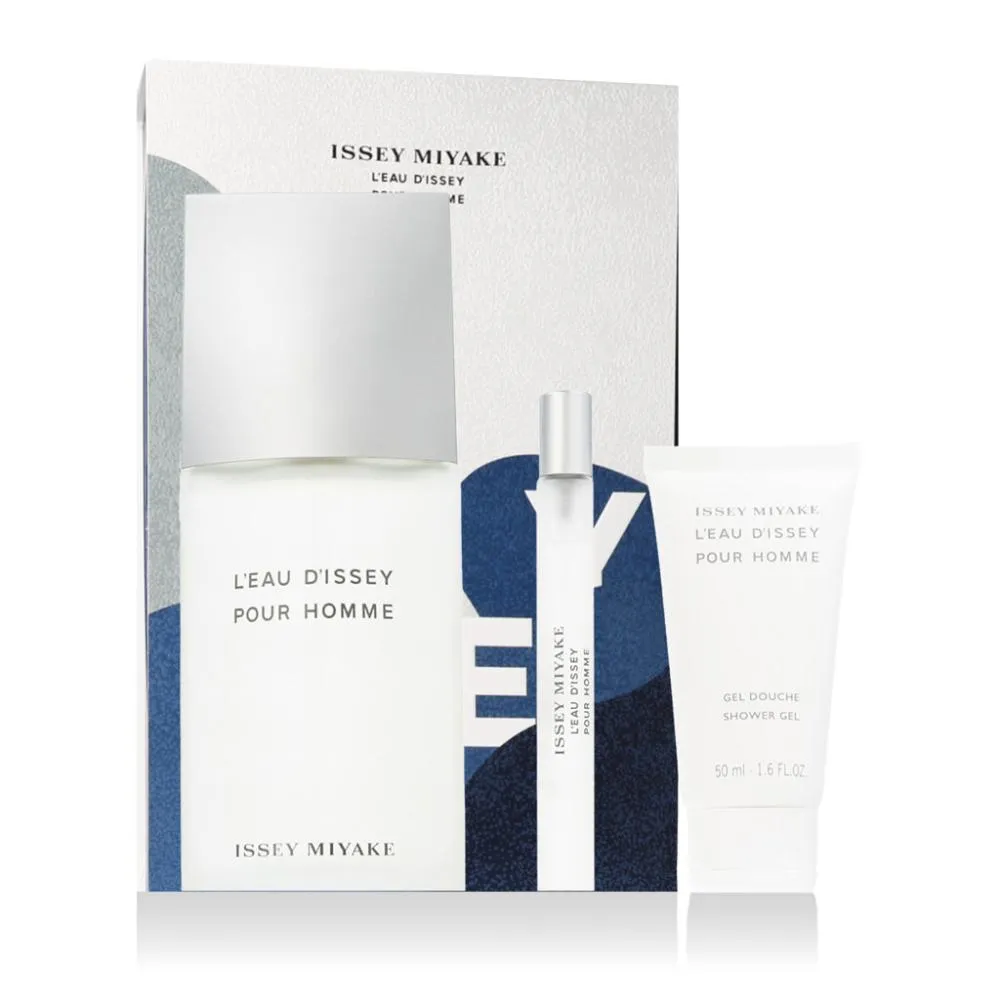 L'Eau d'Issey Pour Homme 125 ml + EDT 10 ml + SG toaletna voda za moške 50 ml