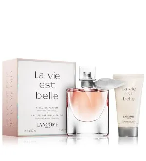 Lancôme La Vie Est Belle darilni set za ženske parfumska voda 50 ml + mleko za telo 50 ml