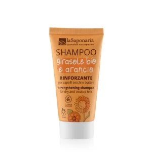 laSaponaria Šampon s sončnico in sladko pomarančo BIO 30 ml
