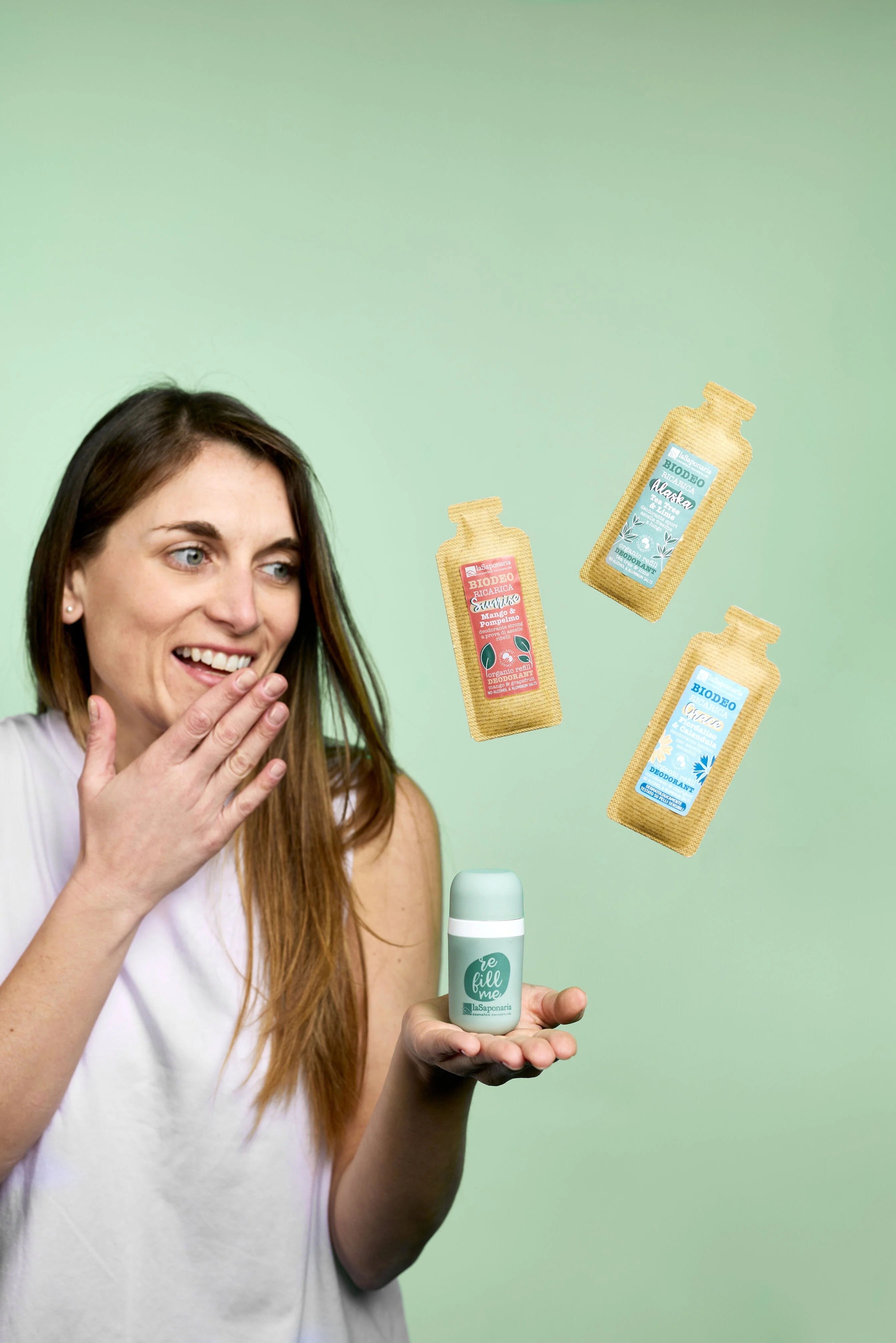 laSaponaria Aplikator za roll-on deodorant - ponovno polnljiv - trajnostna rešitev