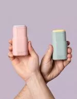 laSaponaria Trdni dezodorantni aplikator - za ponovno polnjenje Temno siva - v elegantnih barvah