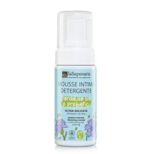 laSaponaria Intimna čistilna pena s plavico & prebiotiki BIO (100 ml) - primerno za otroke in obdobje menopavze