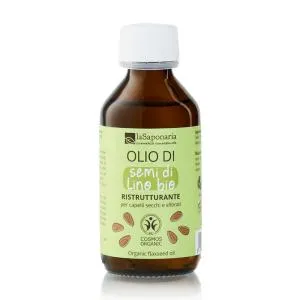 laSaponaria Hladno stiskano laneno olje za lase BIO (100 ml)