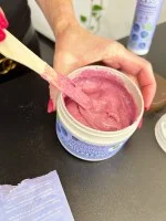 laSaponaria Maska No yellow za sive lase z amlo in borovnico (200 ml) - nevtralizira rumene podtone