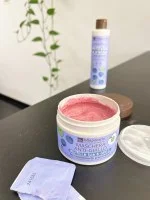 laSaponaria Maska No yellow za sive lase z amlo in borovnico (200 ml) - nevtralizira rumene podtone