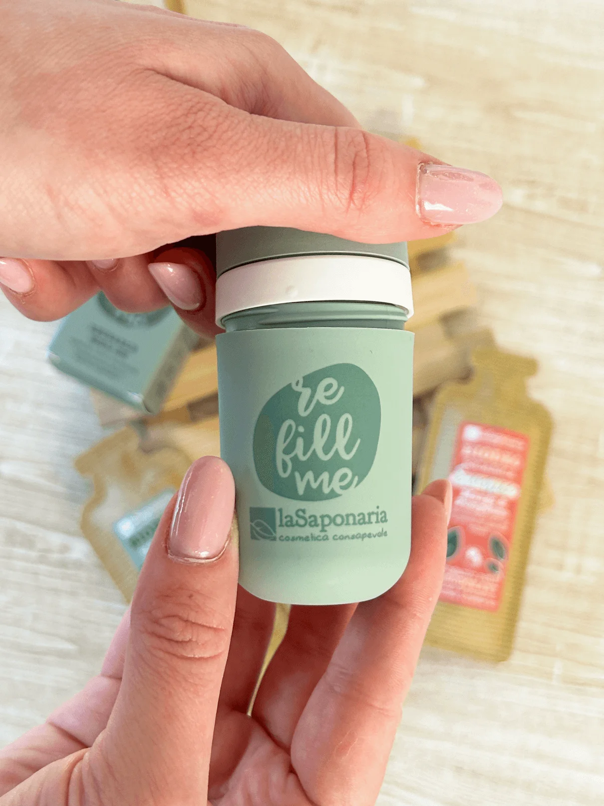 laSaponaria Nadomestno polnilo za kroglični deodorant Grace - brez vonja BIO (40 ml) - za občutljivo kožo