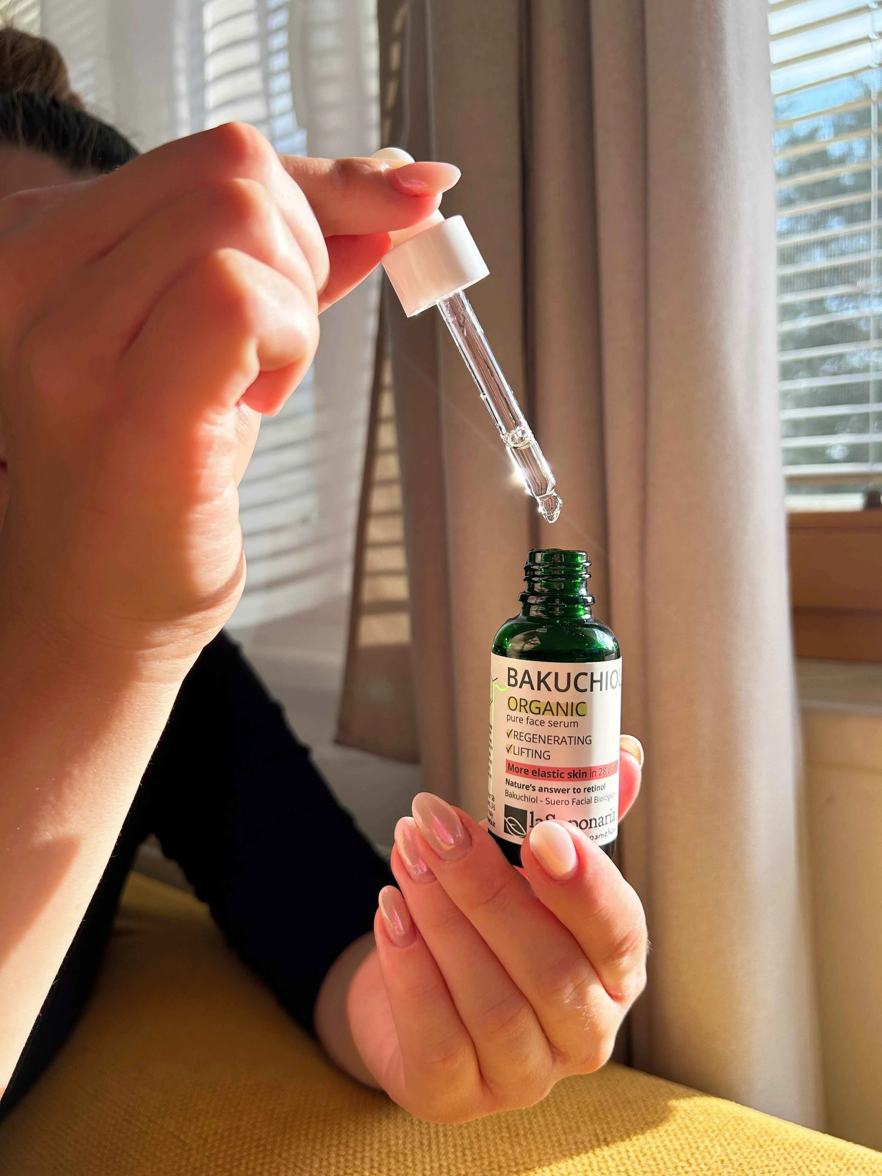 laSaponaria Serum za obraz - Bakuchiol BIO (30 ml) - za mladosten videz kože