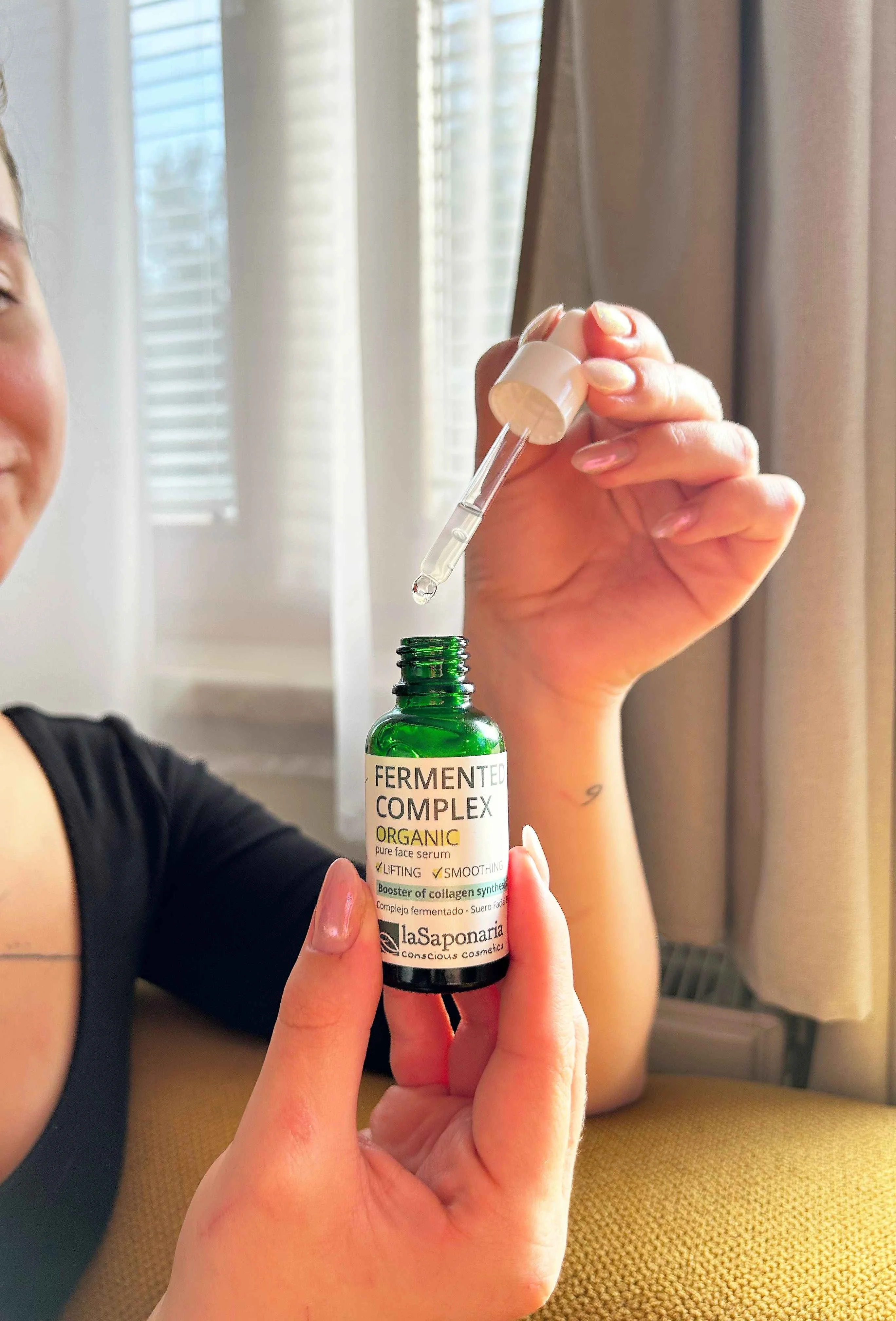 laSaponaria Obrazni serum - Fermentiran BIO kompleks (30 ml) - za bolj prožno, bolj sijočo in bolj gladko polt