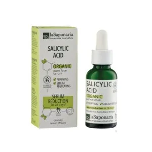 laSaponaria Obrazni serum - Salicilna kislina BIO (30 ml) - za kožo, nagnjeno k aknam