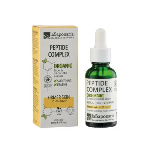 laSaponaria Obrazni serum - Peptidni kompleks BIO (30 ml) - gladi in učvrsti kožo