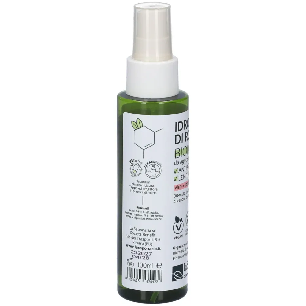 laSaponaria Rožna cvetna voda BIO (100 ml)