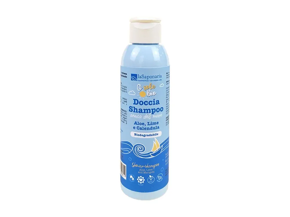 laSaponaria Gel za prhanje in šampon po sončenju BIO (150 ml)