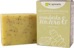 laSaponaria Trdno olivno milo BIO - Mandelj in ingver (100 g)