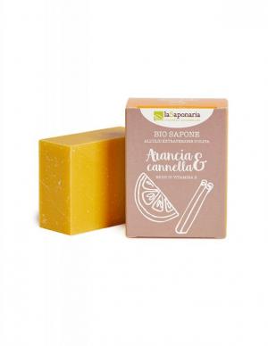 Trdno olivno milo BIO - Pomaranča in cimet (100 g)