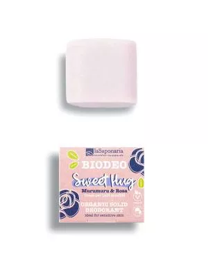 laSaponaria Trdni dezodorant Sweet Hug BIO (40 g) - z vonjem spomladanskega cvetja