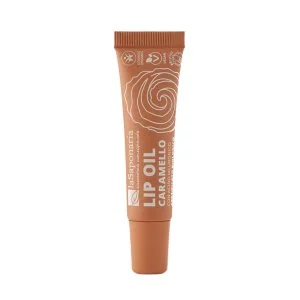 laSaponaria Hranilno olje za ustnice s karamelo BIO - Warm Nude (12 ml) - za sijoče in globinsko nahranjene ustnice