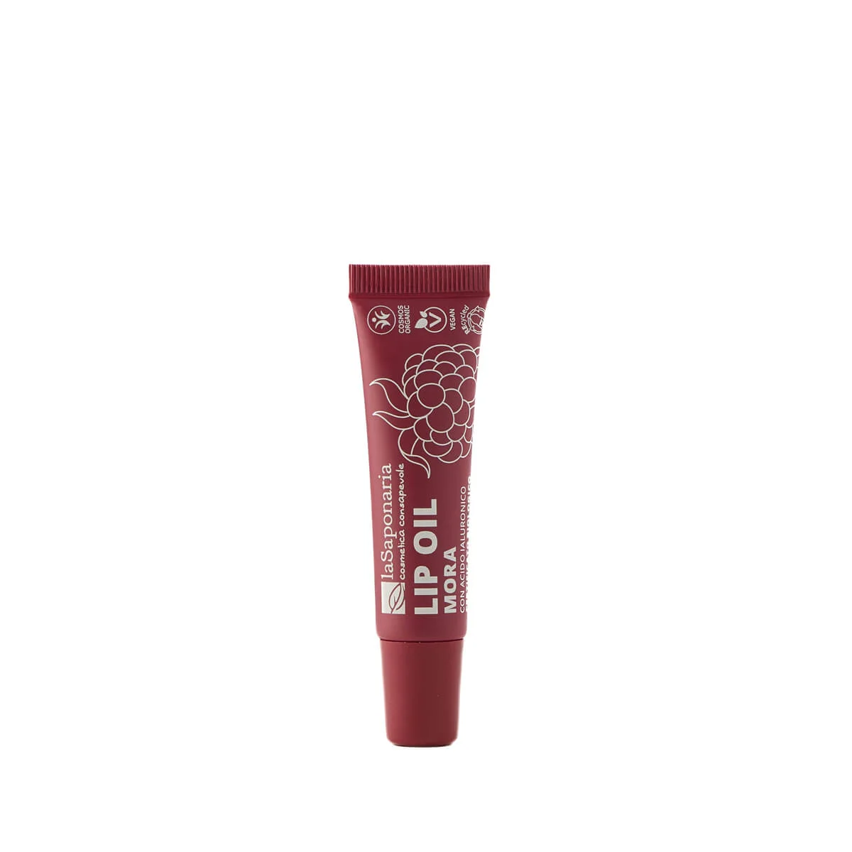 laSaponaria Hranilno olje za ustnice z robido BIO - Intense Blackberry (12 ml) - za sijoče in globinsko nahranjene ustnice