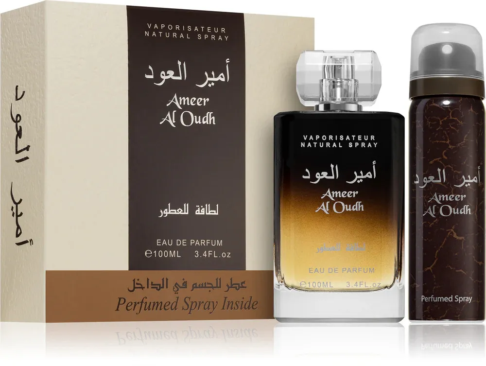 Ameer Al Oudh darilni set unisex parfumirana voda 100 ml + dezodorant 50 ml 100 ml + deodorant 50 ml