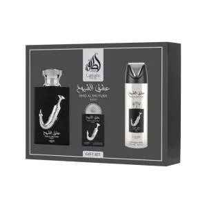 Lattafa Pride Ishq Al Shuyukh Silver EDP 100 ml + EDP 20 ml + DEO v spreju 200 ml UNISEX