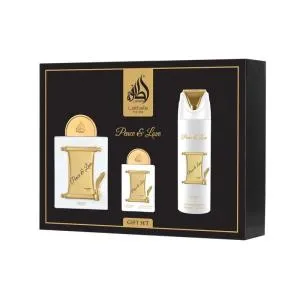 Lattafa Pride Peace & Love EDP 100 ml + EDP 20 ml + DEO v spreju 200 ml UNISEX