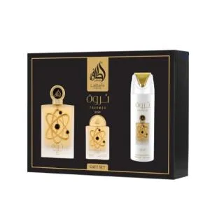Lattafa Lattafa Pride Tharwah Gold EDP 100 ml + EDP 20 ml + telesni sprej 200 ml UNISEX