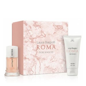 Roma Fiori Bianchi toaletna voda za ženske 25 ml + losjon za telo