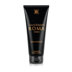 Laura Biagiotti Roma Uomo Nero Estremo gel za prhanje za moške