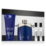 Montblanc Legend Blue 100 ml + SG za telo in lase 100 ml + EDP MINI 2 x parfumirana voda za moške