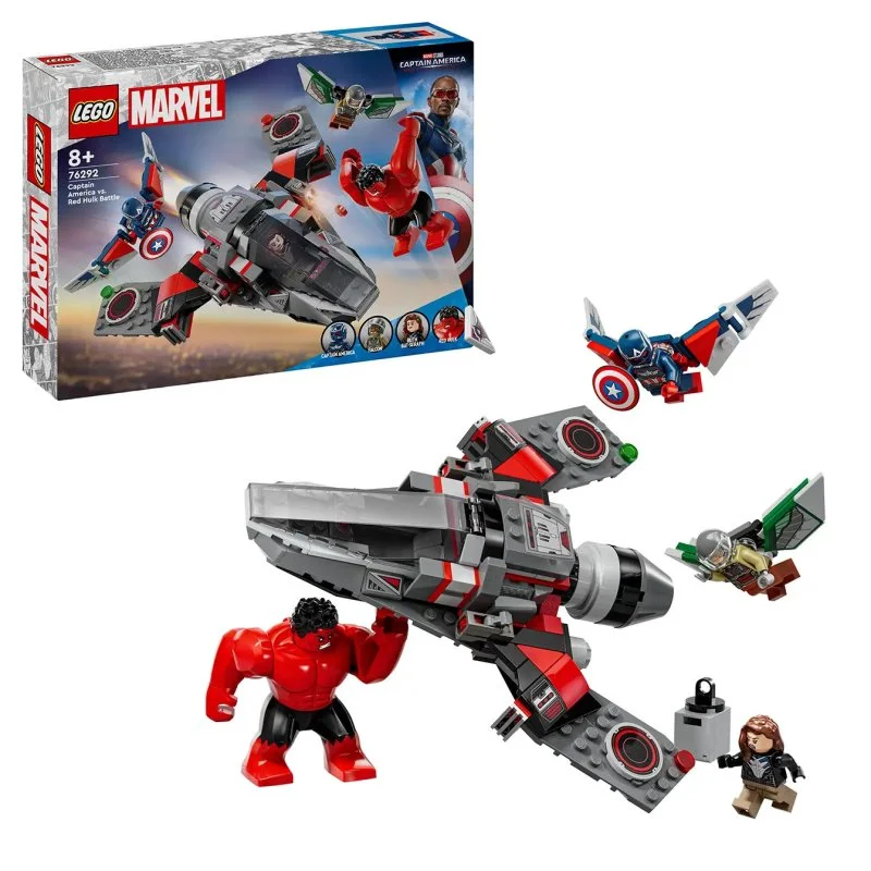 Marvel 76292 Spopad: Stotnik Amerika vs. Rdeči Hulk