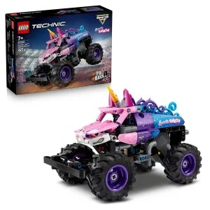 LEGO® Technic 42220 Monster Jam™ Sparkle Smash™ s poteznim motorjem