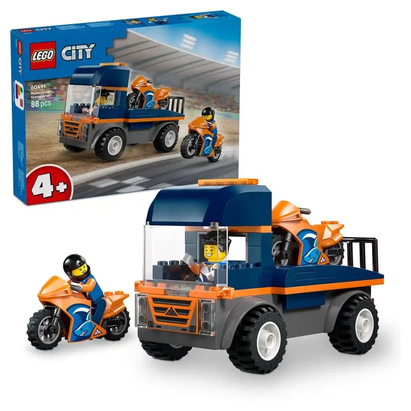 City 60491 Tovornjak za prevoz motornih koles