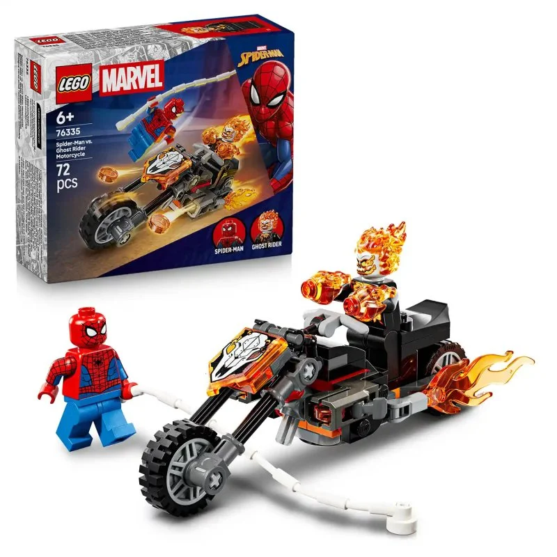 ǀ Marvel 76335 Spider-Man proti Ghost Riderju na motorju