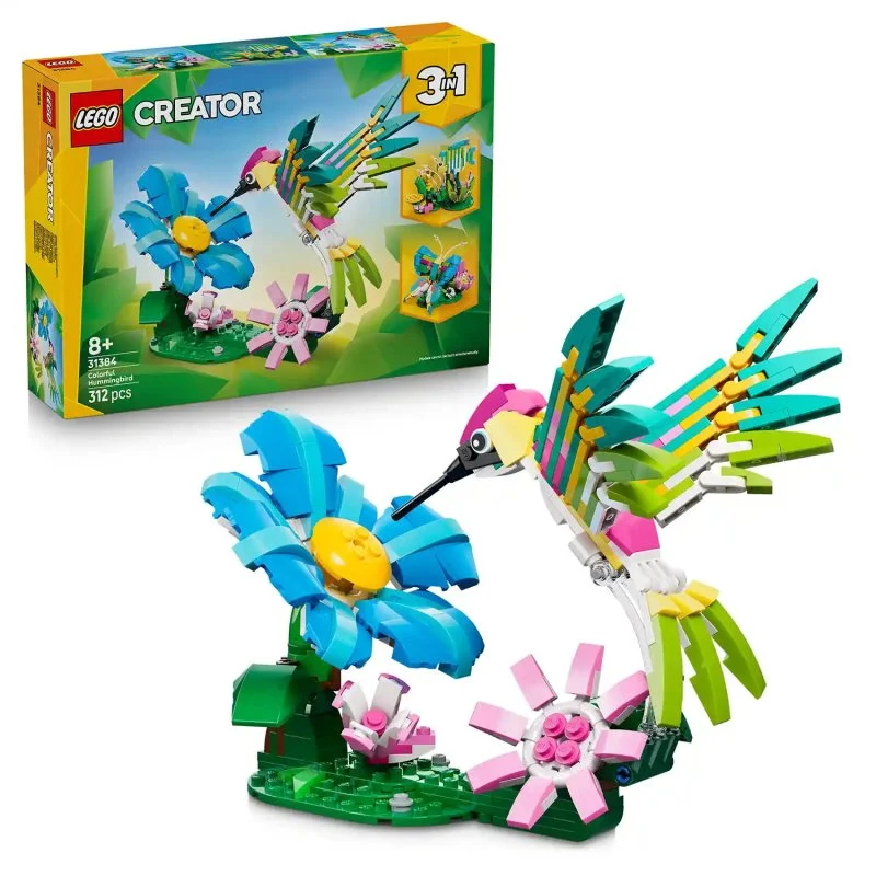 Creator 3 v 1 31384 Divje živali: Pisani kolibri
