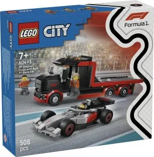 LEGO® City 60493 Razstavni tovornjak F1® z dirkalnim avtomobilom Audi F1®