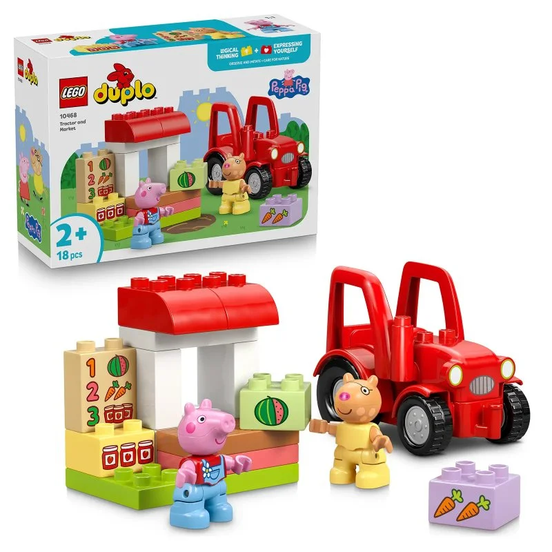 DUPLO® 10468 Traktor in tržnica