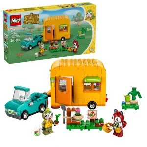 LEGO® Animal Crossing™ 77054 Leif, kamp prikolica in vrtnarija