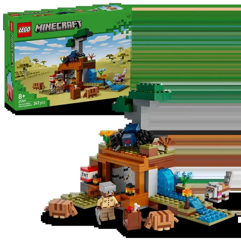 Minecraft® 21269 Odprava v rudnik in pasavec