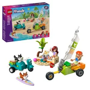 LEGO® Friends 42641 Pustolovščina s surfajočimi psi in skuterjem