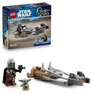 LEGO® Star Wars™ 75436 Mandalorian in Grogu in speeder motocikel