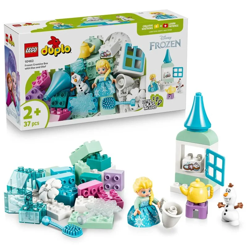 DUPLO® 10462 Ledeno kraljestvo: Ustvarjalna škatlica z Elso in Olafom