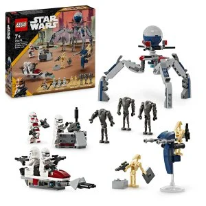 LEGO® Star Wars™ 75372 Bojni paket klonskega vojaka in bojnega droida
