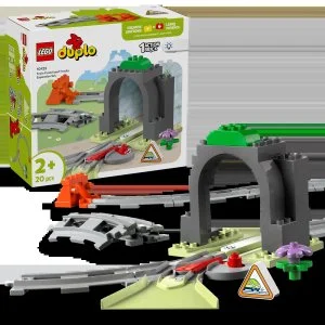 LEGO® DUPLO® 10425 Železniški tunel in tiri – razširitveni komplet