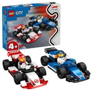 LEGO® City 60464 Dirkalni avtomobili F1® Williams Racing in Haas F1®