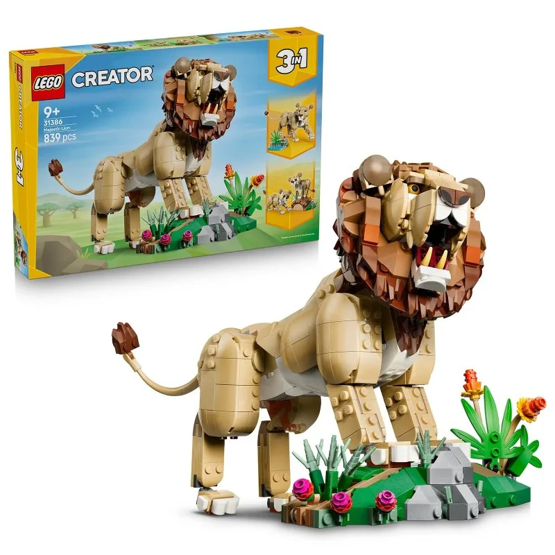 Creator 31386 Divje živali: Veličastni lev