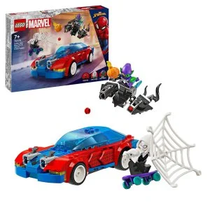 LEGO® Marvel 76279 Spider-Manov dirkalni avto in Venom Zeleni goblin