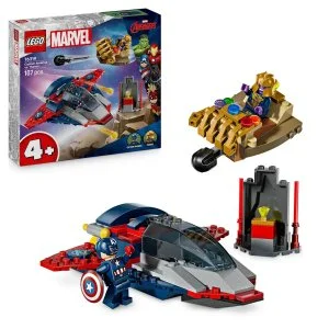LEGO® ǀ Marvel 76319 Stotnik Amerika proti Thanosu