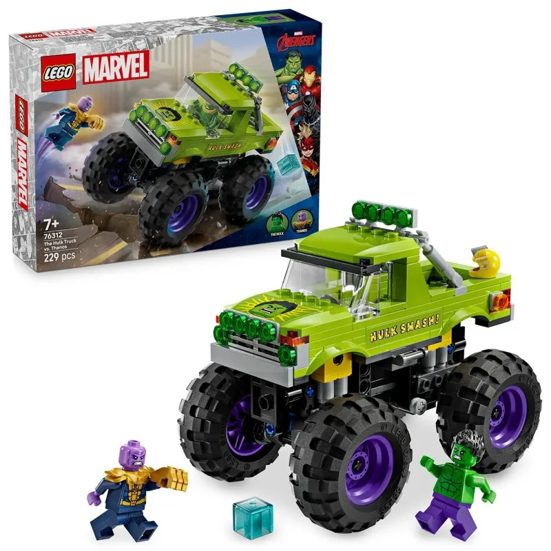Marvel 76312 Hulkov tovornjak proti Thanosu