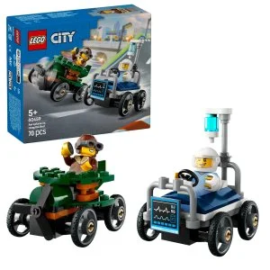 LEGO® City 60459 Dirkaški paket: Letalo proti bolniški postelji