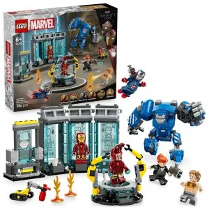 LEGO® Marvel 76315 Iron Man in njegov laboratorij: Dvorana oklepa
